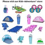 KidzAdventure Ultralight 3 Season Kids Sleeping Bag | 50F- 70F Indoor/Outdoor Sleeping Bag for Boys, Girls, Toddlers and Youth | Ultra Compact, Ideal for Camping and Sleepover