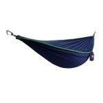 GRAND TRUNK TrunkTech Double Hammock | Strong, Lightweight & Compact 11' Hammock for Outdoor, Hiking, Backpacking & Travel - Weather-Proof, Ultra-Soft, Reflective Loops, 500lb Capacity (Navy/Green)