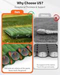 A2C 2025 Stocking Stuffers Foot Pump Thick Camping Sleeping Pad Will Built-in Pillow, Extra Support Air Columns, Ideas, Camping Essentials, Green