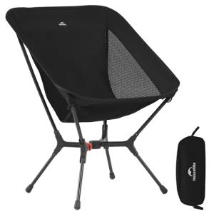Naturehike YL01 Snap Camping Chair, 1 Second Setup Frame, 441lb Capacity, Portable Backpacking Chair with Storage Bag, Lightweight & Compact Folding Camp Chair for Backpacking Camping Fishing