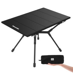 Naturehike YL01 Portable Camping Table, Lightweight Folding Backpacking Table for Camping, Hiking, Tailgating, Picnics, Beach, Travel