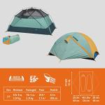 Kelty Wireless Freestanding Camping Tent, 2 4 or 6 Person Size, Huge Interior and Peak Height, Intuitive and Fast to Pitch, Color Coded Setup, 2 Door 2 Vestibule (2-Person)