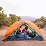 Kelty Wireless Freestanding Camping Tent, 2 4 or 6 Person Size, Huge Interior and Peak Height, Intuitive and Fast to Pitch, Color Coded Setup, 2 Door 2 Vestibule (2-Person)