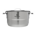 Stanley Adventure 11-Piece Even Heat Pro Camp Cook Set | 4.75 qt Stock Pot | 1.9 qt Saucepan | 8.5 in Frying Pan | Utensils | Stainless Steel Outdoor Cookware for Backpacking and Camping | BPA-Free