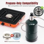 SHINESTAR Portable Camping Stove with Carrying Bag, 17000 BTU 2 Burner Propane Stove, Foldable Camp Stove for Camping, Outdoor Cooking, RV Trips, or Emergencies