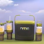 RTIC 8 QT Road Trip Personal Cooler, Small, Compact, Insulated, Portable Ice Chest Box for Food, Drink, Beverage, Beach, Camping, Picnic, Fishing, Boat, 12-Can Capacity, Deep Woods