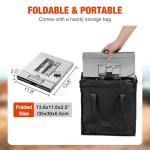 REDCAMP 14"H Foldable Camping Oven with 2 Tier Grill, Stainless Steel Portable Camping Stove for Baking Cinnamon Rolls, Breads and Muffins with Wood Burning Fire,Propane Stoves,Campers,Baking BBQ