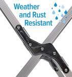 Camco Aluminum Roll-Up Campsite Table with Carrying Bag - Ideal for Tailgating, Camping, The Beach, Parties and More - Lightweight Design and Rust Resistant (51896)