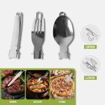 NEUEFAMI Compact Camping Cookware Set - Lightweight Backpacking Pots and Pans Kit for Camping, Hiking, Backpacking, Picnic and Other Outdoor Activities (Green)