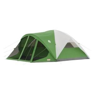 Coleman Evanston 8-Person Tent with Screen Porch, Weatherproof Tent Sets Up in 15 Mins, Included Rainfly & Carry Bag