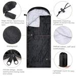 Tranqun 15Pcs Bulk Sleeping Bags Homeless for Adult with Winter Beanies Gloves, Cotton Liner Camping Sleeping Bag Waterproof Warm Lightweight for Indoor Outdoor Cold Weather(Colorful)