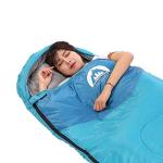 SWTMERRY Sleeping Bag 3 Seasons (Summer, Spring, Fall) Warm & Cool Weather - Lightweight,Waterproof Indoor & Outdoor Use for Camping Hiking, Backpacking and Survival (Sky Blue)