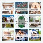 ECOOPRO Warm Weather Sleeping Bag - Portable, Waterproof, Compact Lightweight, Comfort with Compression Sack - Great for Outdoor Camping, Backpacking & Hiking-83 L x 30" W Fits Adults(Emerald Green)