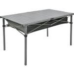 OUTSIDER Folding Camping Table, Portable Roll-up Outdoor Lightweight Aluminum Camp Table for Picnic BBQ Backyards Beach, Large Storage Mesh Pocket and Carrying Bag Included
