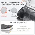 TOURIT 75 Can Rolling Cooler Detachable Double Deck Beach Cooler with Wheels Collapsible for Outdoor, Camping, Picnic, Travel