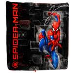 Marvel Spiderman Slumber Bag Set for Boys - Bundle of 54x56 Inches Spider-Man Sleeping Bag, Stickers, More | Spiderman Silk Touch Slumber Bag