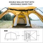 Naturehike Dune 2-3 Person Camping Tent,4-6 Person Canopy Tent,Waterproof 4 Season Tent,Hot Tents with Stove Jack