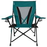Kijaro XXL Dual Lock Portable Camping and Sports Chair, Diamond Ripstop Polyester, Cayman Blue Iguana