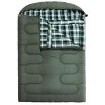 WKFAMOUT 0 Degree Double Sleeping Bag for Adults Queen Size 2 Person Sleeping Bag for Cold Weather with Compression Sack for Car Camping, Hunting and Tent Camp