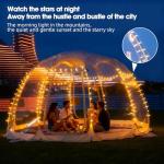 Pop Up Bubble Tent,15 x 15 ft Outdoor Greenhouse Clear Camping Shelters,8-14 Persons Igloo Tent,PVC 540°Degree Fully Transparent,Weatherproof and Cold Protection Portable,for Patio and Backyard