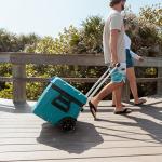 Igloo Trailmate 52Qt Wheeled Cooler, Insulated Hard Shell Ice Chest, Modern Blue