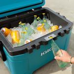 Igloo Trailmate 52Qt Wheeled Cooler, Insulated Hard Shell Ice Chest, Modern Blue