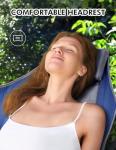 Docusvect Hammock Camping Chair - 3 Heights Portable Hammock Chair Camping with Adjustable Backrest, Headrest, Padded Seat, Cup Holder - 450 LBS Heavy Duty