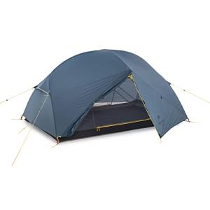 Naturehike Mongar 2 Person Backpacking Tent, 3 Season Camping Tent,Double Layer Free Standing Two Person Tents for Camping Hiking Cycling (210T Polyester- Blue)