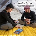 Naturehike Mongar 2 Person Backpacking Tent, 3 Season Camping Tent,Double Layer Free Standing Two Person Tents for Camping Hiking Cycling (210T Polyester- Blue)