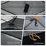 Naturehike Mongar 2 Person Backpacking Tent, 3 Season Camping Tent,Double Layer Free Standing Two Person Tents for Camping Hiking Cycling (210T Polyester- Blue)