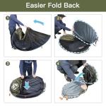 Night Cat Pop-up Mosquito Tent: 1 Person Camping Tent with Bug Screen Net Adults Fits with Camping Cot (Excluded)