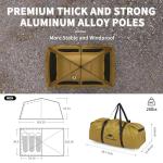 Naturehike Dune 2-3 Person Camping Tent,4-6 Person Canopy Tent,Waterproof 4 Season Tent,Hot Tents with Stove Jack