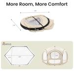 10x10FT Outdoor Mesh Gazebo, UPF50 UV & Waterproof Screen Tent with Full Bug Net, Portable Easy-Assemble Shelter for Patio Camping Picnic, Khaki