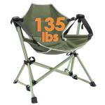 Chloraeon Kids Hammock Chair,Adjustable Kids Camping Chair,Folding Chair with Stand,Portable Hammock Chair for Camping, Travelling and Patio,Green,Supports 135 LBS