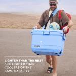 Coleman Pro Heavy-Duty 45qt Ultra-Light Premium Hard Cooler, Extra-Thick Insulation Keeps Ice up to 4 Days, 74-Can Capacity