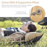 Naturehike Self-Inflating Sleeping Pad, Ultralight Memory Foam Camping Pad with Pillow, Fast Inflating, Patchwork Sleeping Pad for Camping, Hiking, RV Camping, with Storage Bag, Single, Graphite Blue