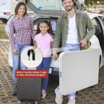 Elevon Folding Table, 4 Feet Heavy Duty Fold-in-Half Utility Table Indoor Outdoor for Camping, Picnic, Party