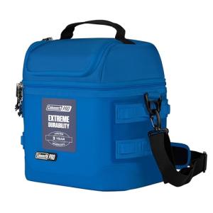 Coleman Pro 16-Can Premium Soft Cooler Lunchbox, Fully Insulated Lid & Body Stays Cold up to 30 Hours, Great for Camping, Tailgating, Parties, Sports, Concerts, Lunches & More