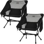 Overmont Ultralight Portable Camping Chair- Lightweight Folding Backpacking Chair, Support up to 330Lbs Compact Beach Chair for Adults with Carry Bag for Backpack Hiking Fishing Outdoor Camp 2pcs