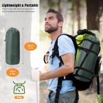 Daitore Camping Sleeping Pad, Extra Thick Ergonomic Camping Mattress with Built-in Pump, Lightweight and Compact for Backpacking, Hiking, Tent