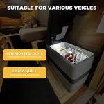 Setpower AJ30 Portable Refrigerator,Portable Freezer,32 Quart Electric Cooler,Car Refrigerator,12/24V DC Cable & 110/240V AC,Car Fridge for Camping,Truck,RV,Travel,Fishing