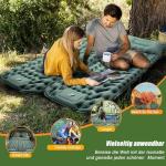 Daitore Camping Sleeping Pad, Extra Thick Ergonomic Camping Mattress with Built-in Pump, Lightweight and Compact for Backpacking, Hiking, Tent