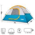 Camping Tent 2 Person, Waterproof Windproof Tent with Rainfly Easy Set up-Portable Dome Tents for Camping