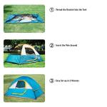 Camping Tent 2 Person, Waterproof Windproof Tent with Rainfly Easy Set up-Portable Dome Tents for Camping