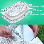 Camping Mat Foam Foil Blanket for Camping Foam Pad Insulating Foil Mat Sleeping Tent Pad Thermal Aluminum Camping mat for Reflecting Heat, 78 x 78 inches