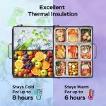 Cooler Bag – Soft Travel Cooler Holds 45 Cans, Stays Cold for 8H & Warm for 6H – Portable Car Trunk Organizer for Camping, Beach, Picnic