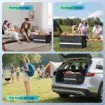 Cooler Bag – Soft Travel Cooler Holds 45 Cans, Stays Cold for 8H & Warm for 6H – Portable Car Trunk Organizer for Camping, Beach, Picnic