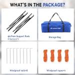 JG AURORA DEER 1-2 Person Tent Waterproof & Windproof Family-Tent Camping Tents All-Weather Backpacking-Tents for Camping-Hiking,Outdoor Adventures