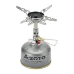SOTO WindMaster Canister Stove with 4Flex for Windy Weather - Lightweight and Durable Backpacking Camp Stove, Compact Portable Camping Stoves for Hiking and Outdoor Cooking - Canister Not Included
