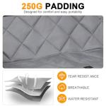 Romswi Double Camping Chair,2 Person Camping Chair Oversized Folding Loveseat,Heavy Duty Camping Couch & Outdoor Sofa with Cup Holders,Supports 650LBS